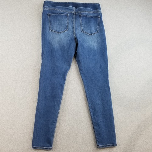 Old Navy Jeans Womens Sz 14 Pull On Rockstar Jegging MedWash Normcore Comfy Nice - Picture 5 of 7