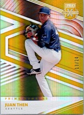 2020 Panini Elite Extra Edition #113 Juan Then Aspirations Die Cut Gold #/24