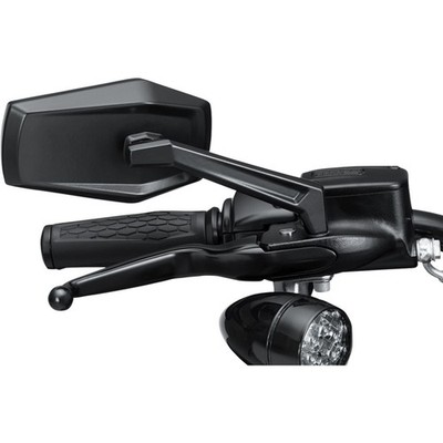 Kuryakyn Hex Mirror - Wide Angle - Black 5919