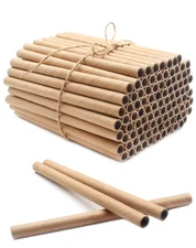 100 Pack 6 Inch Mason Bee Tubes Nesting Refill Cardboard Tubes Paper Inserts