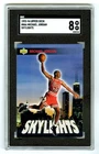 MICHAEL JORDAN~1993 UPPER DECK SKYLIGHTS SGC-8 NM-MT GRADED NBA CARD#466~NW CASE