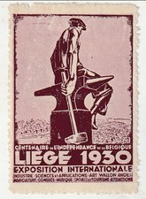 Belgium - International Exhibition label 1930(M)