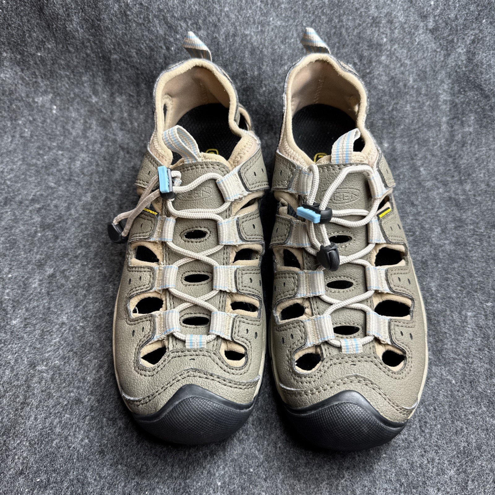 Scarpe da donna Keen Butte Brindle Air blu impermeabili marrone marrone marrone 5237 BRAB taglia 8 5