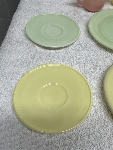 Hazel Atlas Moderntone Little Hostess Set 13 Vintage Child's Toy Dish Set 1950s - Picture 8 of 22