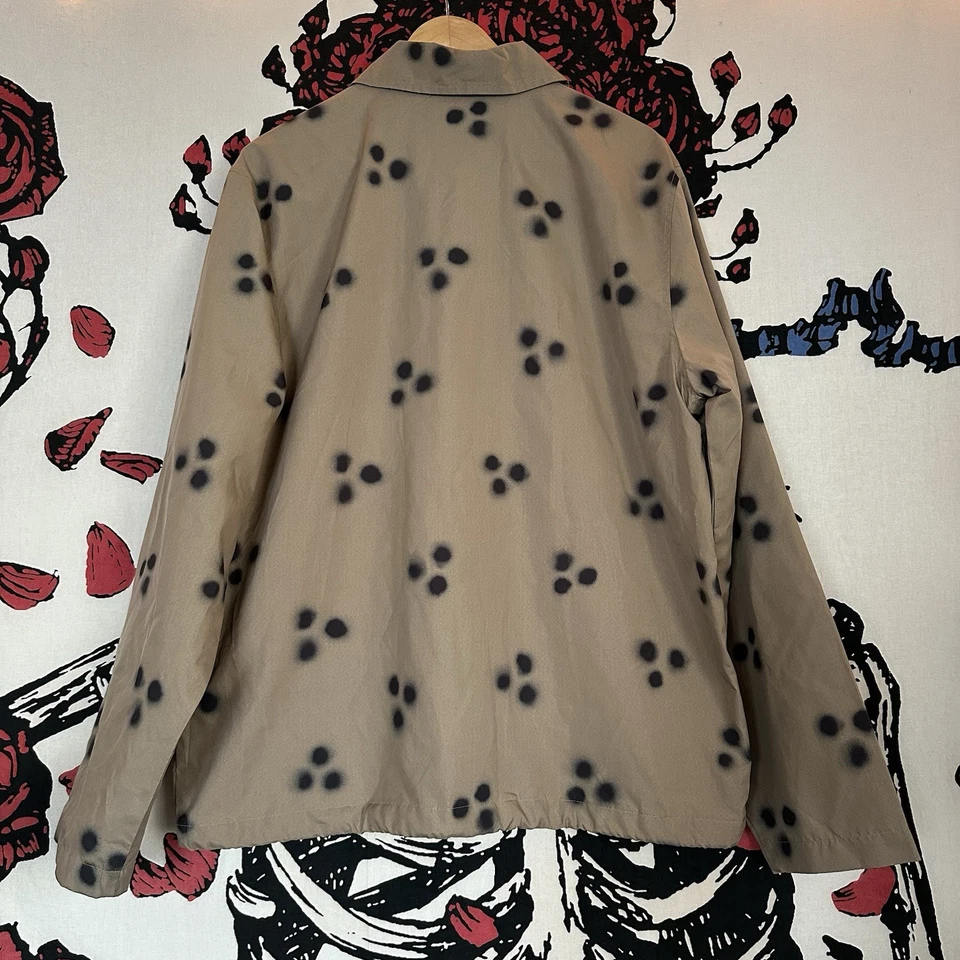 RARE Volcom x Peter Schroff Windbreaker Jacket Coat Khaki Black Surf Skate M - Image 3 of 4