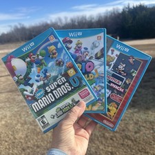 Wii U Set Of 3 Super Mario Bros. U 3D World & Remix Nintendo Games Not Tested