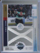 2024 Upper Deck SP Game Used Winter Classic Net Cord Relics 9/35 Vince Dunn au7