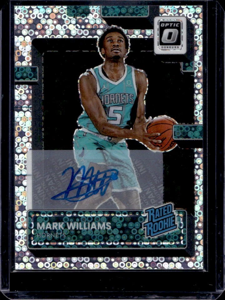 2022-23 Donruss Optic Mark Williams Rated Rookie Fast Break RC Auto #245