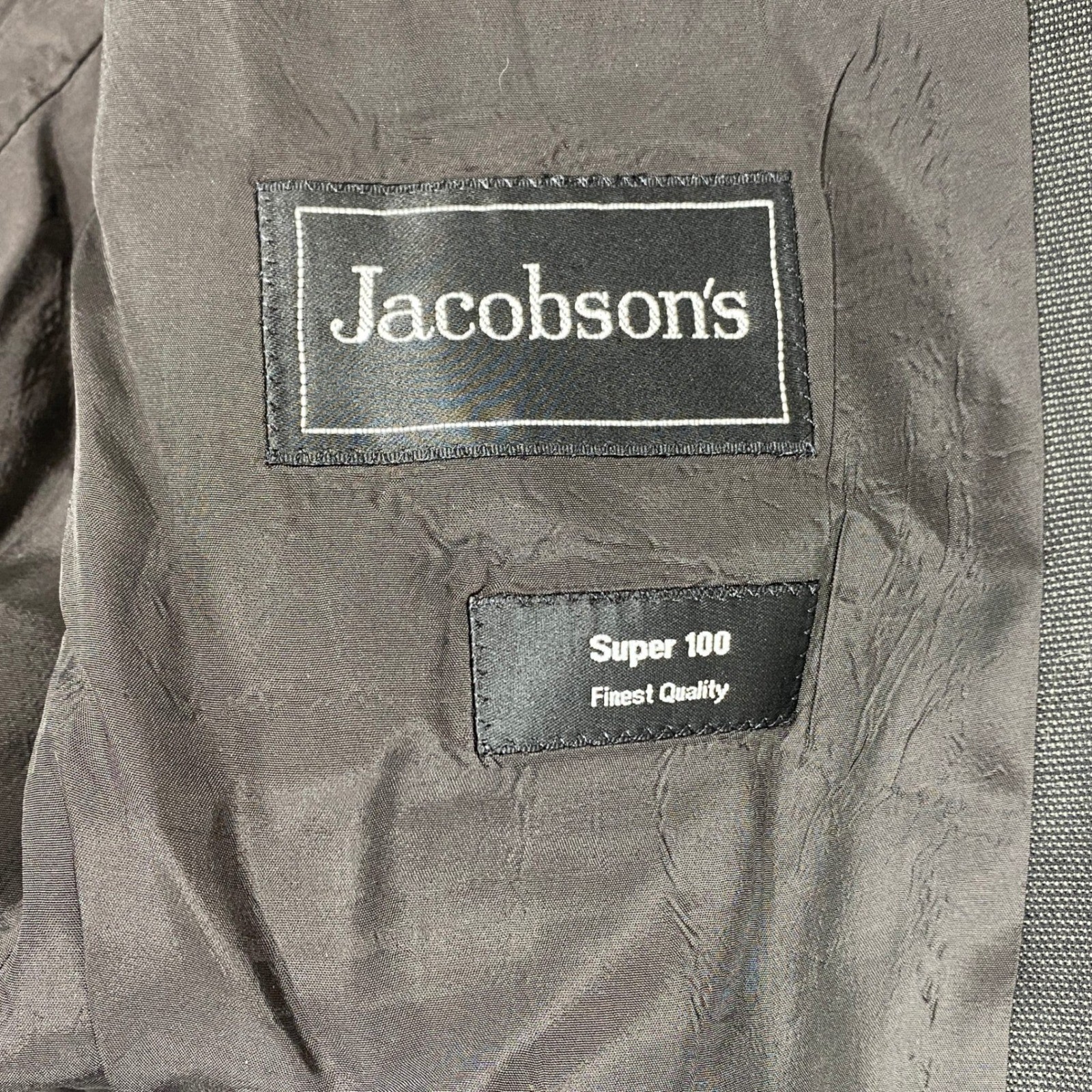 Hugo Boss Blazer Sport Coat Mens 42 L Long Gray 100% Wool Super 100s Jacket thumbnail 5