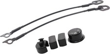 Rear Tailgate Cables and Hinge Pivot Bushing Insert Kit for 1500 1996-2001 2500