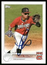 2022 Topps Pro Debut EDUARDO GARCIA Signed Card autograph auto BREWERS