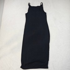 J.Crew Re-Imagined Black Modal Blend Midi Dress BI613 Sleeveless Small