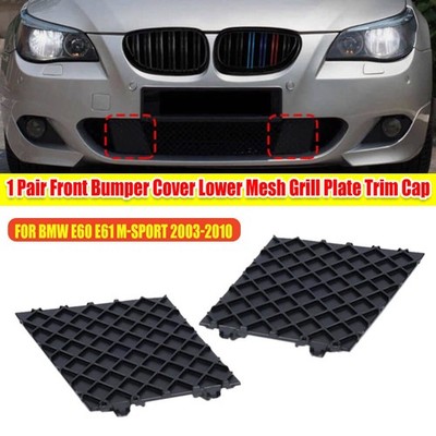 2x For Bmw E60 E61 M Package Mesh Grille Grill Trim Front Bumper 51117897186