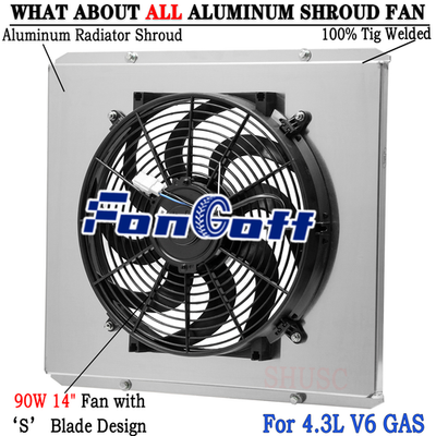 #ad #ad Shroud Electric Fan For 1985 1993 Chevy GMC C G K R V 10 20 30 1500 2500 $99.00
