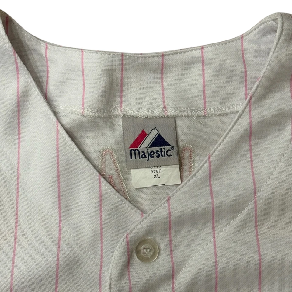 Camiseta de béisbol Philadelphia Phillies #34 Halladay para mujer talla XLarge majestuosa cosida Foto 4 de 4