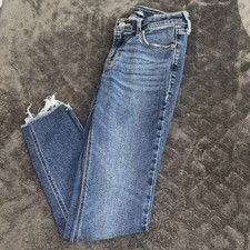 Old Navy Rockstar Super Skinny High-Rise Distressed Jeans Women  s 0