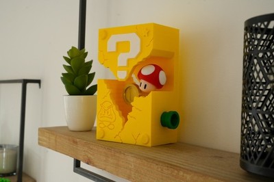Mario Mushroom Brick Lampe 5V USB