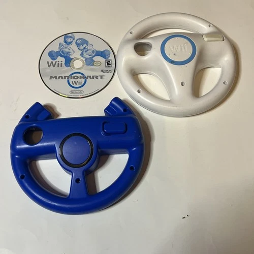 Mario Kart Wii (disc Only Nintendo, 2008) 2 Steering Wheels