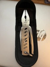 Maxam  Pocket Knife Multi Tool Stainless Steel New with pouch Camping Hiking C1