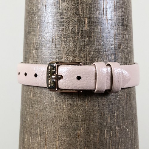 Anne Klein Women 10/9442 Dress MOP Dial Pink Leather Quartz Analog 26mm Watch 7" - Picture 4 of 12