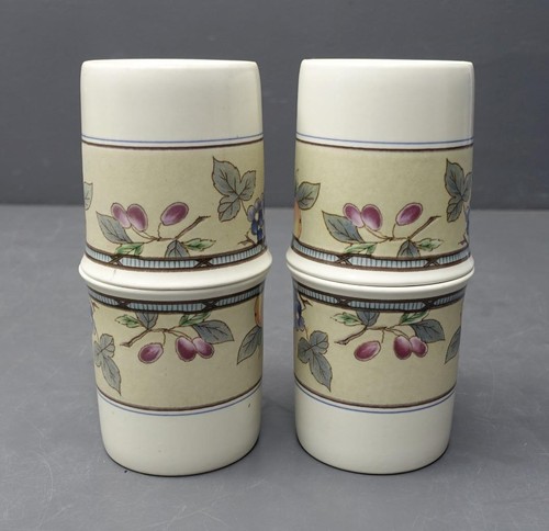 Lot of 4 Mikasa Intaglio Stoneware CAC29 Garden Harvest Ivory Cups/Mugs - Picture 4 of 9