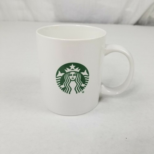 2016 Starbucks grünes Logo weiß 12 Unzen Tasse - Bild 1 von 6