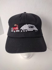 K-Products Black Trucker Hat Foam Semi Logo