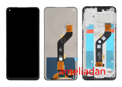 Für Tecno Camon 17 CG6 New Touch Screen & LCD-Anzeige Display & Frame Montage