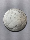 1820 Capped Bust Half Dollar - Cleaned (See Photos)