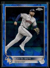 Alex De Goti 2022 Topps Chrome Update Sapphire Edition #US29 RC Houston Astros