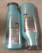 Pureology Strength Cure Best Blonde Shampoo Conditioner 8.5 oz Set SEALED