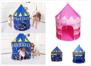 Playhouse-Cute-Fun-Castle-Pop-Up-Play-Tent-Tunnel-House-Kids-For-Boy-Girl-Child