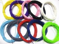 100 Meters Waxed Polyester Twisted Cord 1mm Macrame String Linen Thread 10 Color