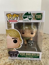 Funko Pop! Television Australia Zoo (1105) Steve Irwin with Sui Vinyl Figure