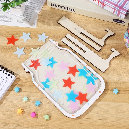 1 Set Star Jar Classroom Reward Jar Kids Star Jar Reward System Toddler Good - Picture 8 of 11