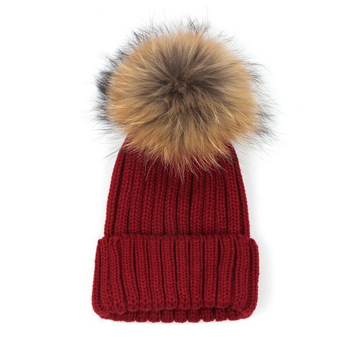 Neu Herren Damen Winter-Mützegerippter Bommelmütze Strick Mütze Baumwolle Acryl - Bild 65 von 72