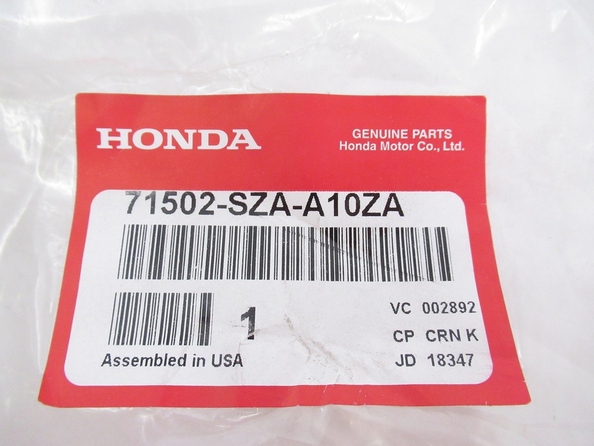 Genuine OEM Honda 71502-SZA-A10ZA Rear Bumper Face Skid Garnish