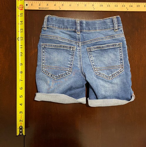 boys cat and jack Medium Wash blue Jean's 4T - Picture 2 of 3