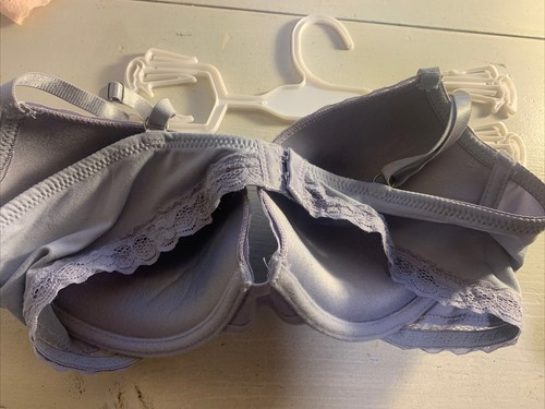 Jessica Simpson Soft T-Shirt Bra 2 Pack Pink Purple Size 36C NWT - Picture 8 of 12