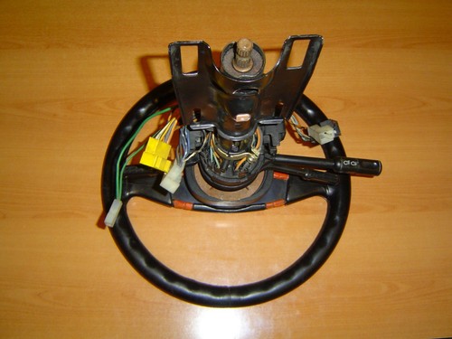 FIAT UNO TURBO i.e. MK2 ORIGINAL MOMO LEATHER STEERING WHEEL ASSEMBLY  - Picture 7 of 11