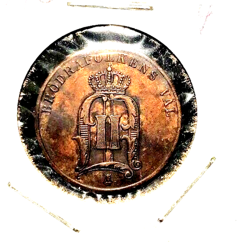 Sweden 1884 open 4 2 ore KM 746 XF