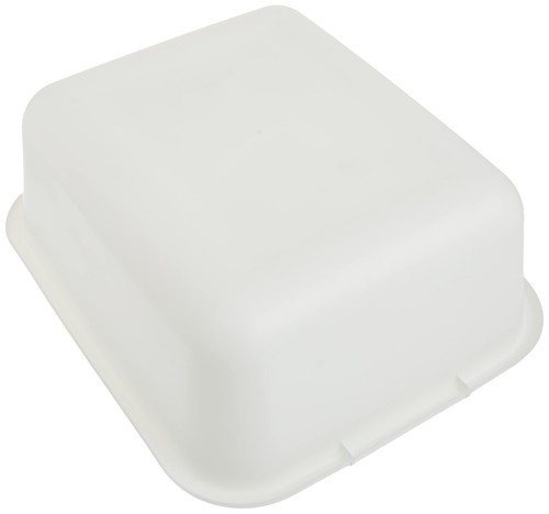 White Plastic Dish Rack for Standard Twin or Single Sink Kitchen Accessory - Picture 4 of 7