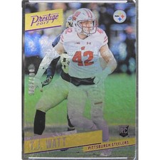 2017 TJ Watt Prestige Rookie RC #293 Xtra Points Purple #081/100 Steelers