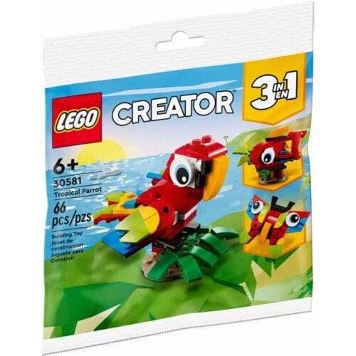 LEGO 30581 Tropical Parrot Poly Bag - Picture 1 of 2
