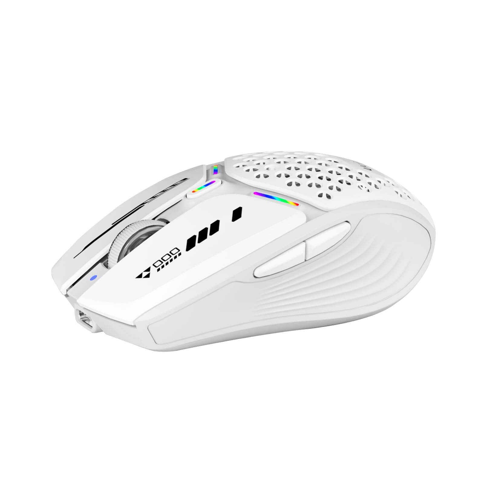 Bluetooth 5.0 5.1 2.4GHz Wireless Rechargeable LED USB-C Mouse Battery-Powered