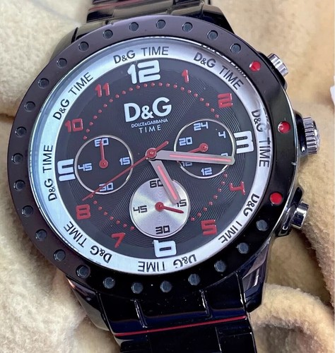 D&G Time CHRONO 5 ATM 43.5mm Dolce & Gabbana Watch Steel CHRONOGRAPH Watch
