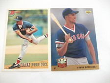 (2) 1993 FRANK RODRIGUEZ ROOKIE CARDS-BOWMAN # 143 & UPPER DECK # 442 BASEBALL