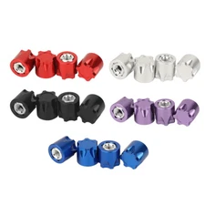 Aluminium Wheel Rim Center Cap M4 Nut for 1/10 RC Crawler TRX4 90046 D90 Tamiya