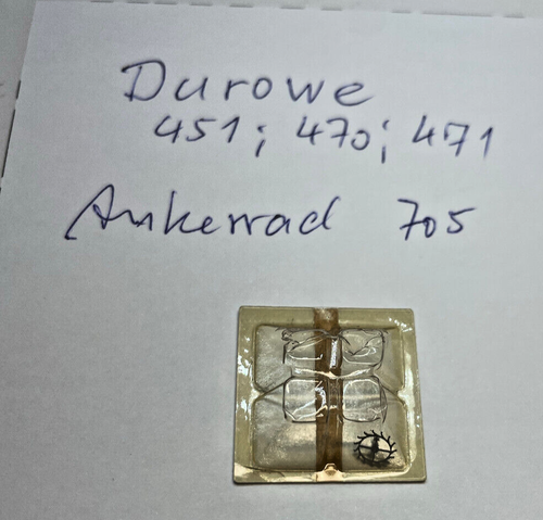 Durowe -Ankerrad (Durowe Kaliber 451; 470; 471) Flume 705, unbenutzt