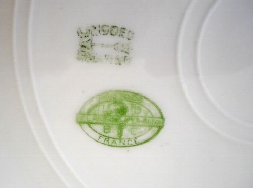 Vintage Limoges B&C France White & Gold 9 3/4" Plate ~ - Picture 7 of 8